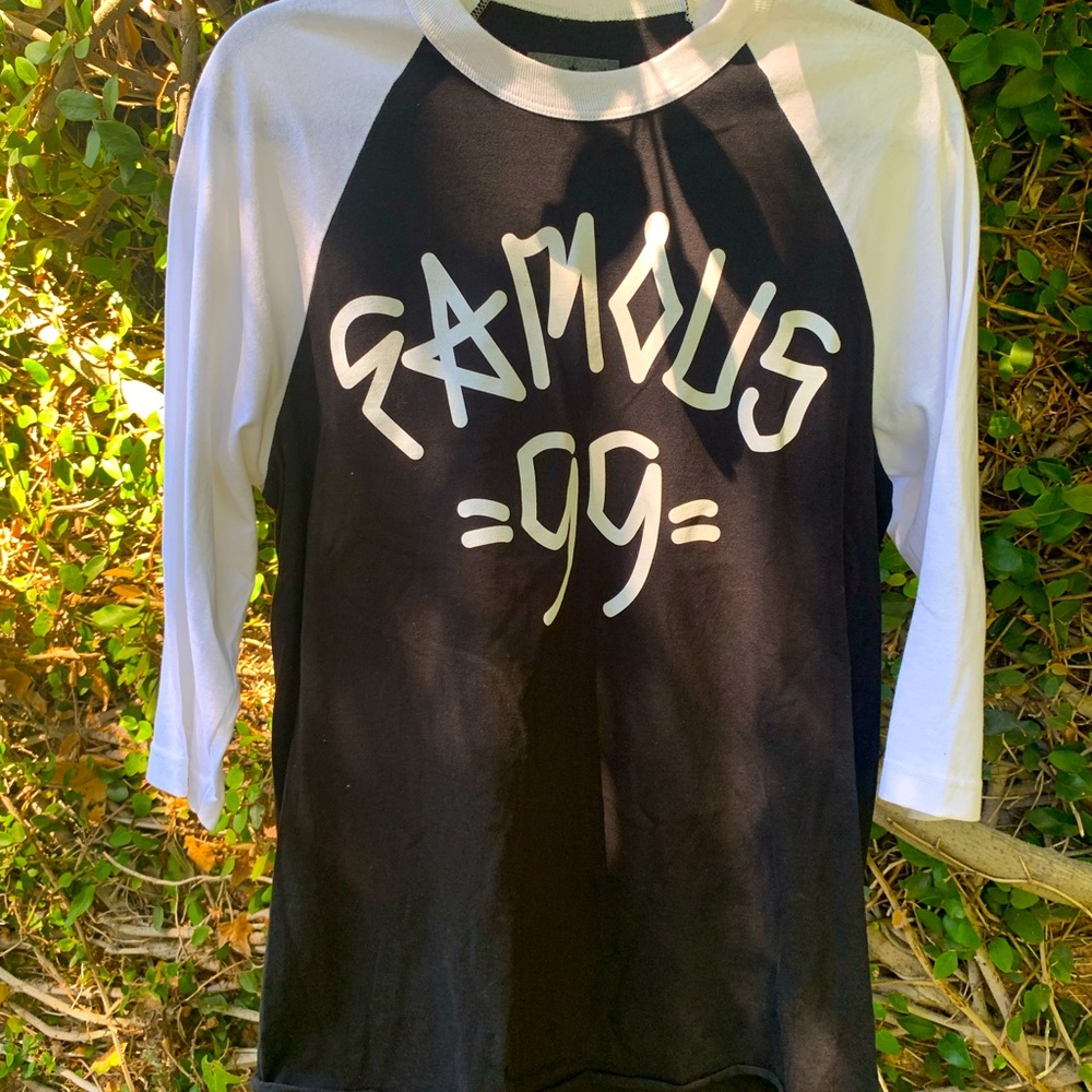 Famous Baseball Shirt size Large
